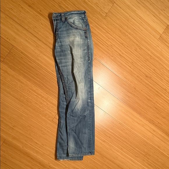 Silver Jeans Men's Faded Blue Straight Jeans - Picture 1 of 4